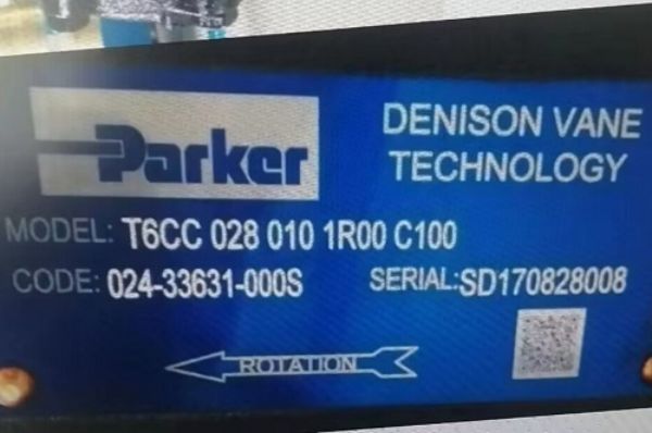 派克Parker葉片泵T6CC-028-010-1R00-C100型號說明及參數(shù)